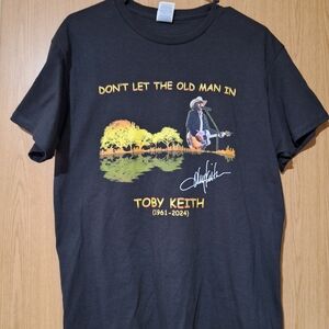 Toby Keith 'Don't Let The Old Man In' Black Graphic Tee